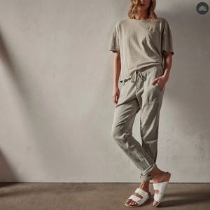 JAMES PERSE Soft Drape Pant in Driftwood Pigment